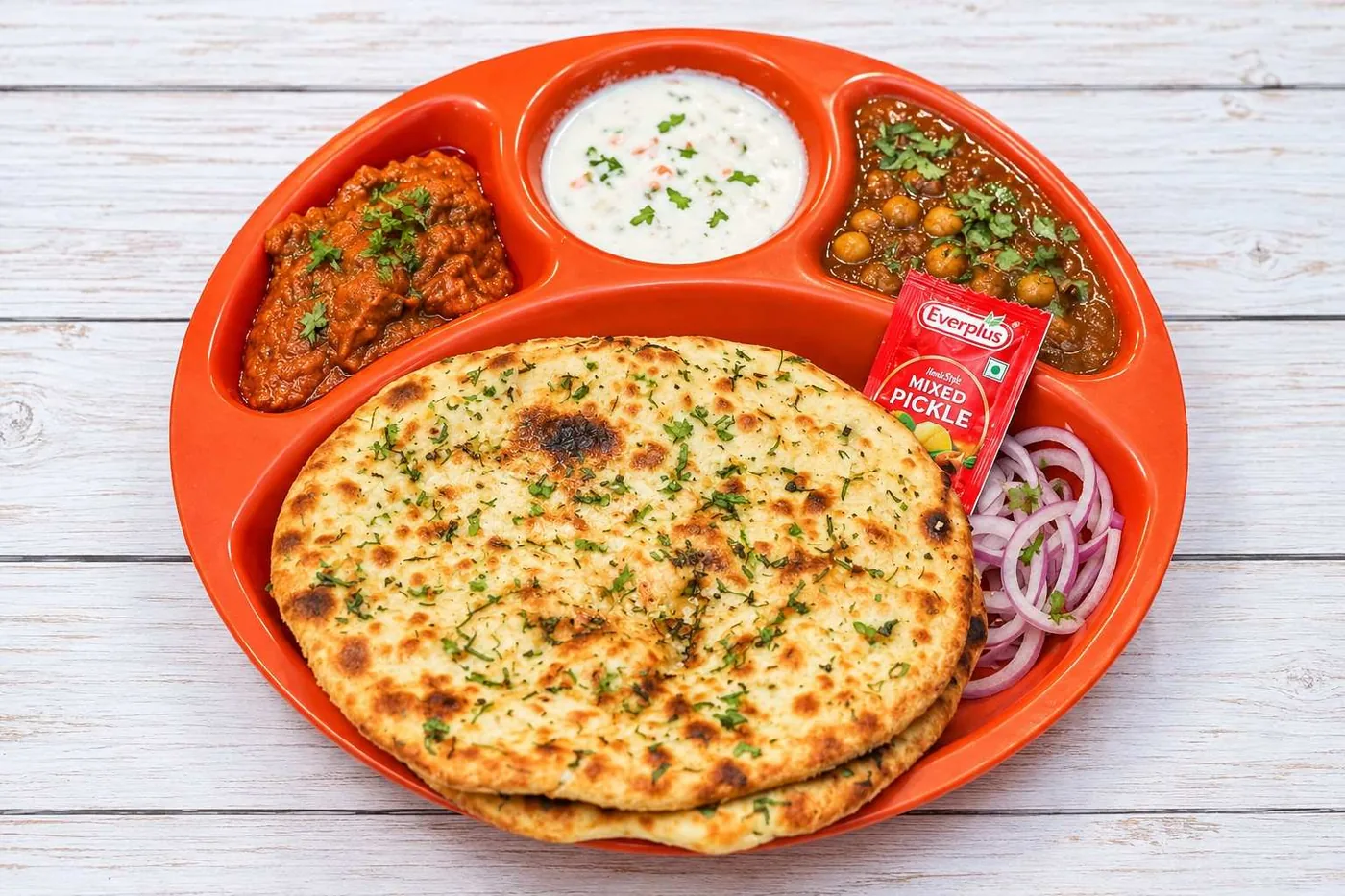 Paneer Chur-Chur Naan at Ganesham Fast Food