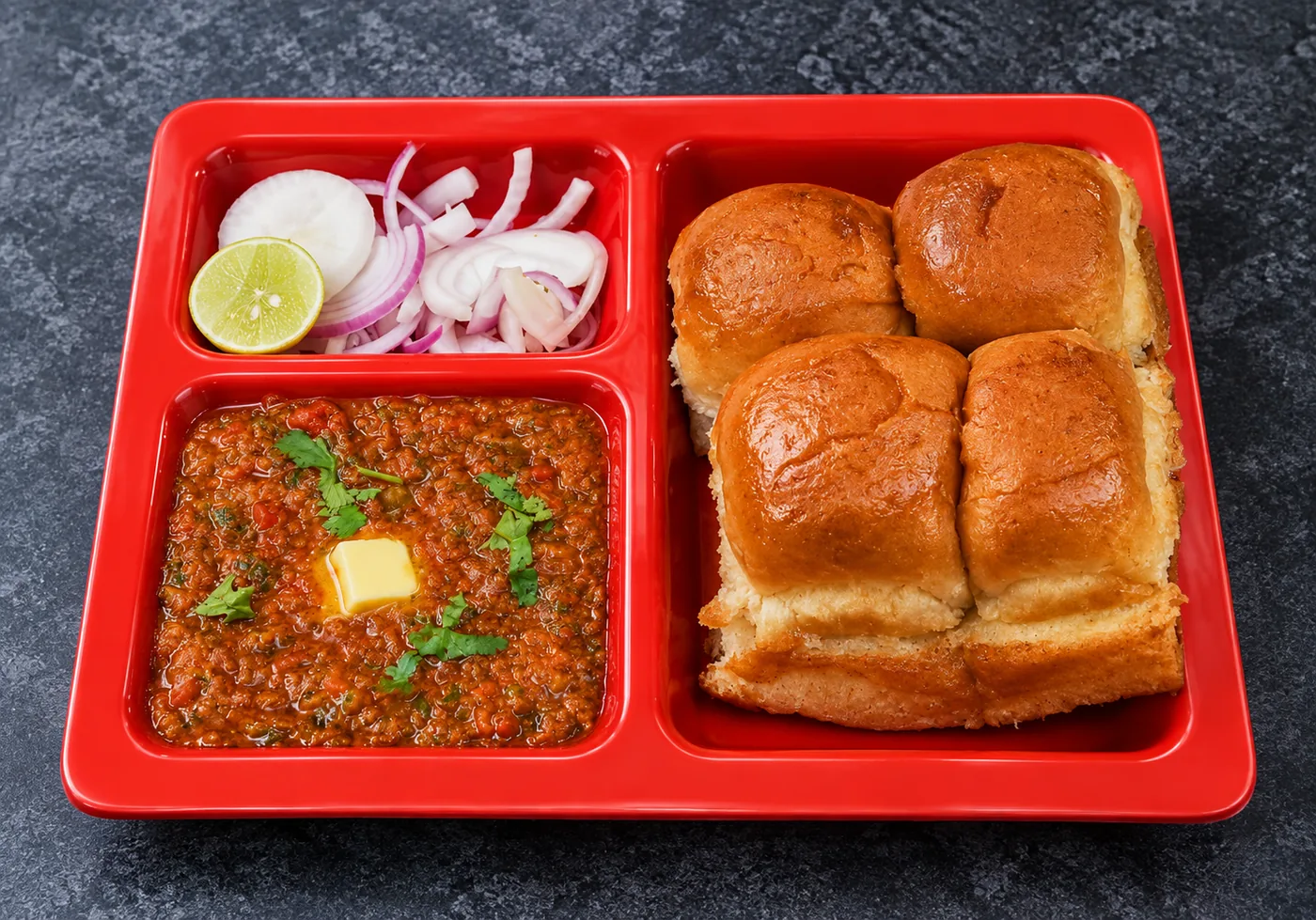 Pav Bhaji at Ganesham Fast Food